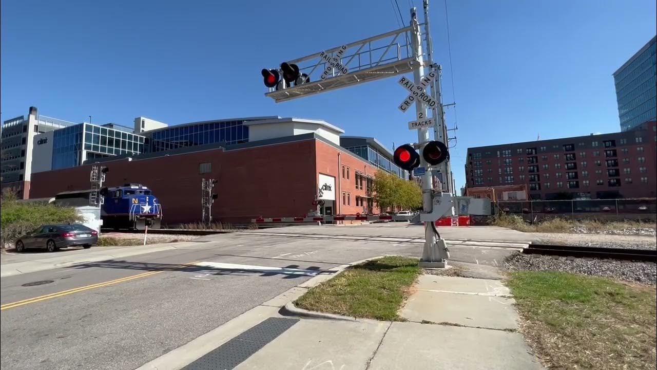 Amtrak Piedmont crossing Hargett Street Raleigh NC YouTube