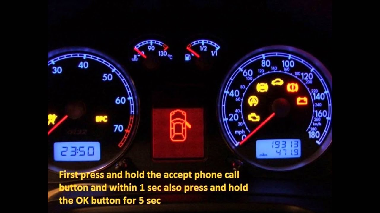 Chrysler Pacifica 2008 - How To Reset Service Light Indicator - Youtube
