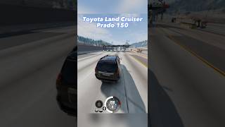 Brake test Toyota Land Cruiser Prado 150 #toyota #beamngdrive