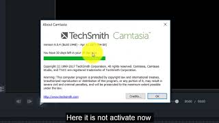 How to Know if Camtasia 9 is Activate or Not ?