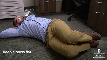 Exercises to prevent back pain: trunk rotations | Ohio State Medical Center