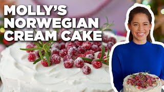 Molly Yeh's Norwegian Cream Cake | Girl Meets Farm | Food Network screenshot 5