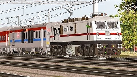 Sealdah New Delhi Rajdhani Express in MSTS Open Rails