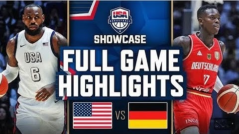 USA VS GERMANY | USAB SHOWCASE | FULL GAME HIGHLIGHTS |  22 July 2024 |