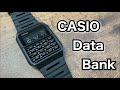 【CASIO】レトロおしゃれの代名詞！カシオデータバンク　CA-53WF-1Bが最高すぎる！