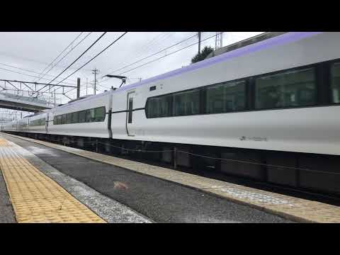 【速ぇ…】E353系特急あずさ みどり湖駅高速通過