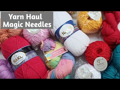 Yarn Unboxing & Review | Online Yarn / Wool store in India - Magic Needles