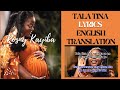 Rosny Kayiba - Tala Tina (English Translation Lyrics)