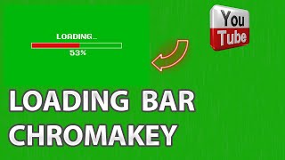 Loading Bar Chromakey Green Screen