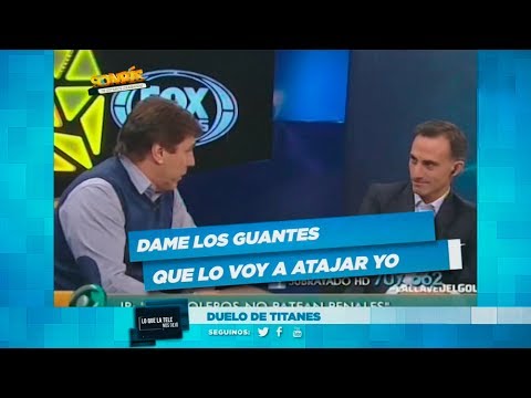 Lo que la Tele nos dejó: el choque entre Carrasco y Chilavert