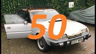 Dotty 1981 Rover SD1 Restoration - Video 50 Floor pan welding, glass prep