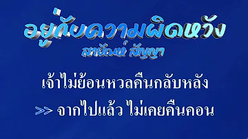 ♬อยู่กับความผิดหวัง สายัณห์ สัญญา #karaoke #คาราโอเกะ