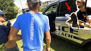 HARASSED BY POLICE for Protecting the Environment | Bowfishing Florida Invasive Fish | Ep. 70