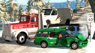 Runaway Truck Crashes 5 | BeamNG.drive