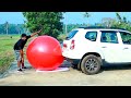 Giant balloon vs my car      m4 tech 