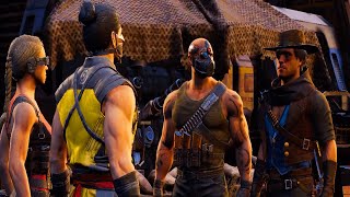 MK1 Scorpion meets Erron Black Scene 4K HD - MORTAL KOMBAT ONSLAUGHT