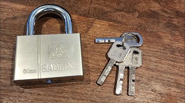 [39] Chinese Disk Detainer Lock (7 Disks)