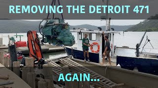 Removing the Detroit Diesel 471, again...