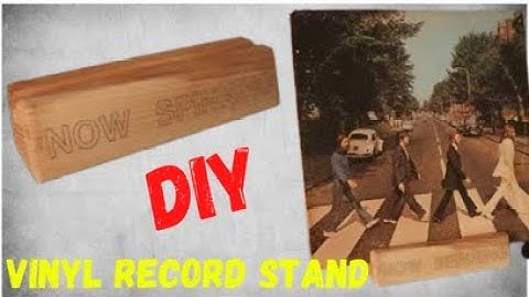 Making a “Now Spinning” Vinyl Record Stand | DIY Easy Woodworking
