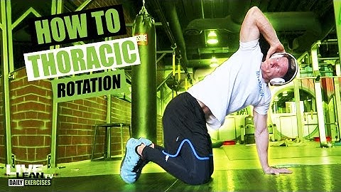How To Do The QUADRUPED THORACIC ROTATION | Exercise Demonstration Video and Guide