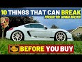 Buying a Used Porsche Boxster/Cayman 981? Here’s what to Watch Out For