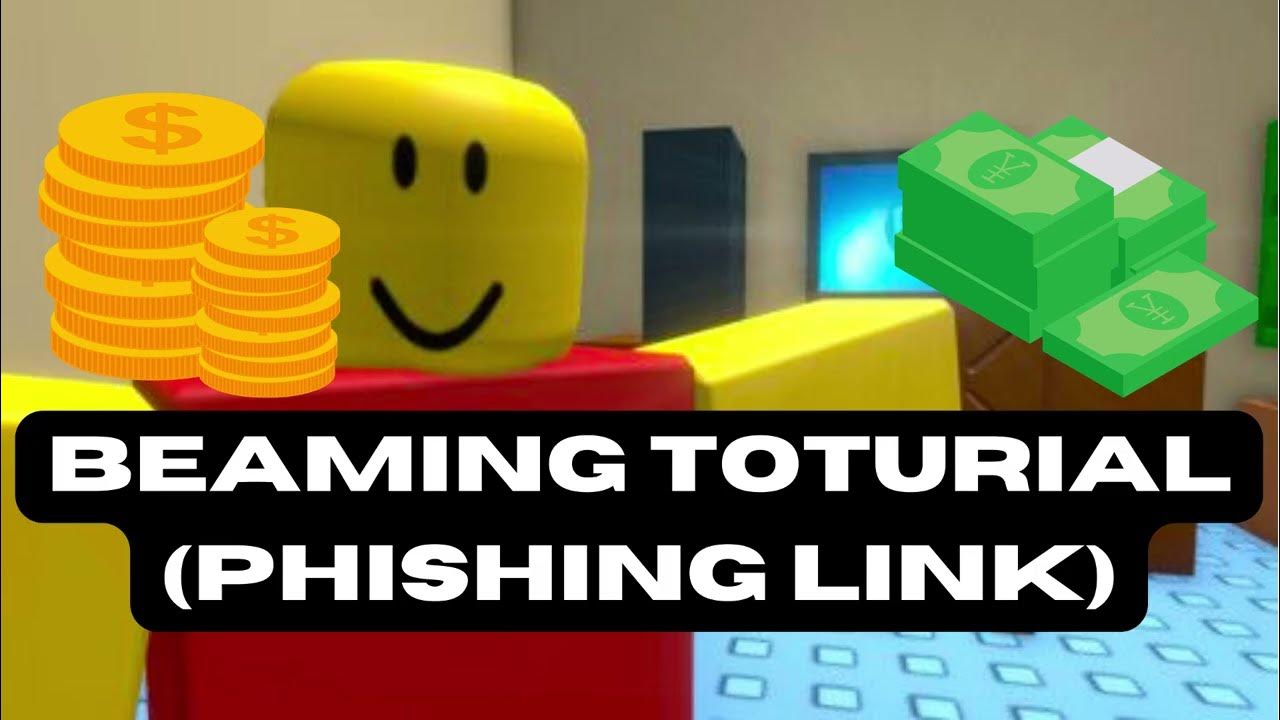 HOW TO BEAM ROBLOX ACCOUNT WITH FAKE LINK 2024/2025 YouTube