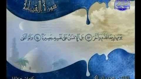 الشيخ محمد البراك - سورة القيامة