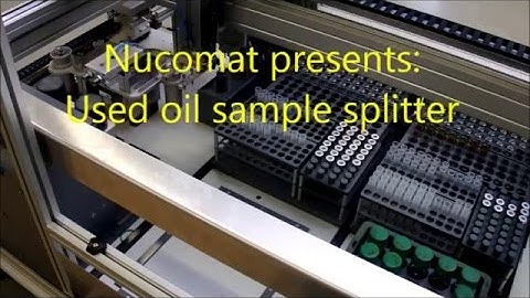 Used oil sample splitter