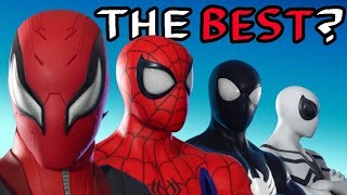 Reviewing every FORTNITE SPIDERMAN SKIN (and other items)