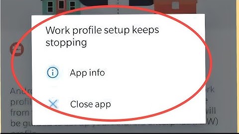 how to fix oneplus work profile setup keeps stopping problem | work profile setup keeps stopping