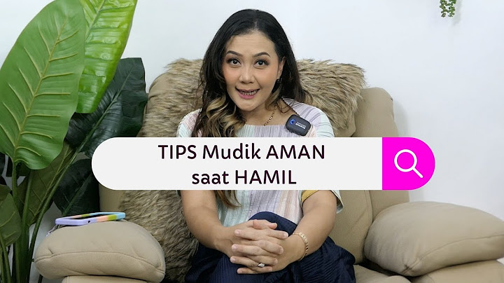 TIPS Mudik AMAN saat HAMIL