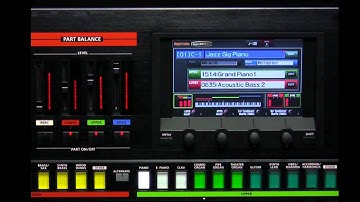Roland JUPITER-80 Video Tutorial - Part 19 - Playing the Preset Registrations