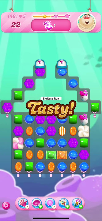 Candy Crush Level 148: Use powerful combos to clear tough jellies and win!