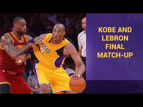 Kobe Bryant & LeBron James After Their Final Matchup