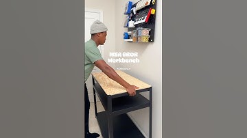 IKEA BROR workbench setup #tech #setup #ofifice #ikea #ikeafinds #workbench