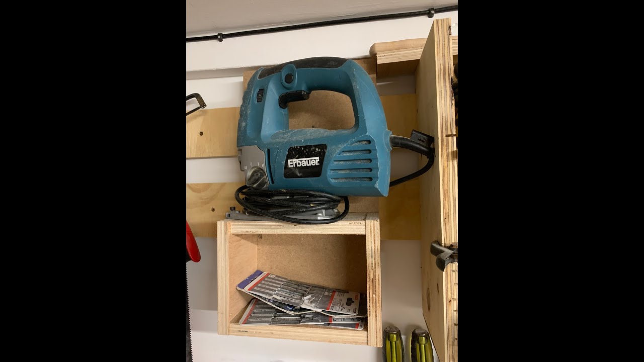 Building my dream workshop part 7 - Time lapse tool organisation - YouTube