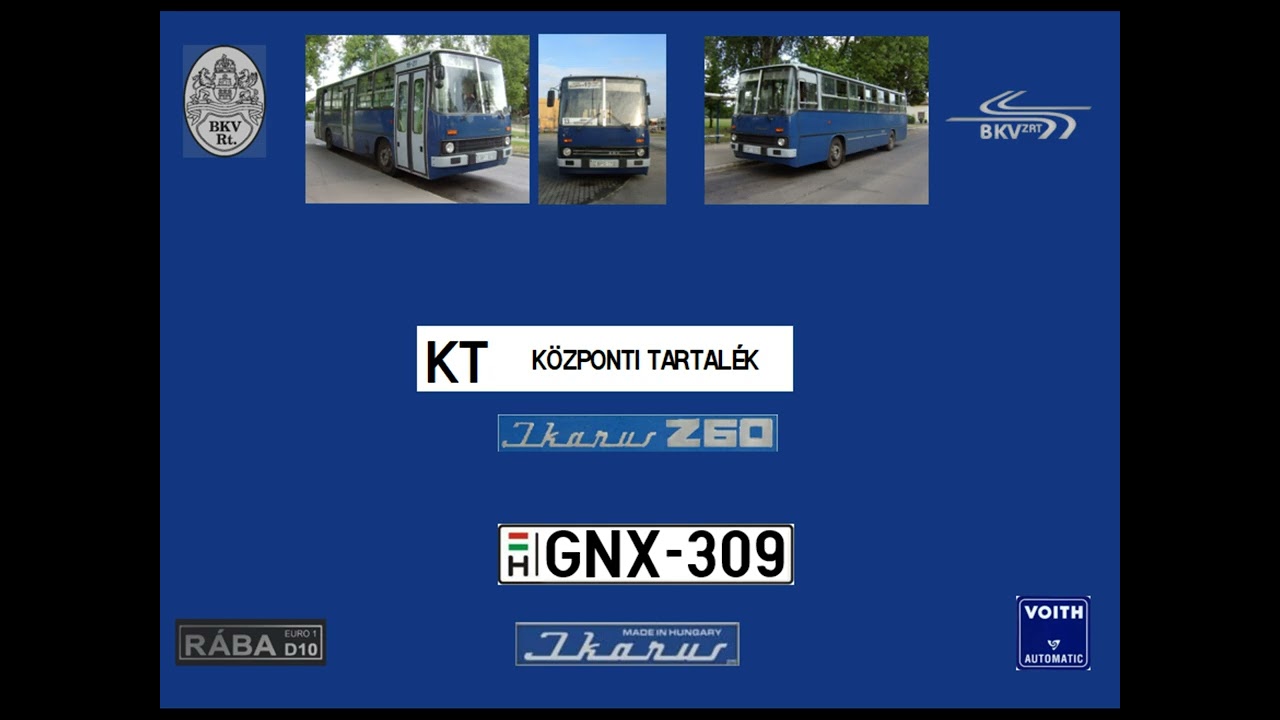 [SOUND] GNX-309 Ikarus 260.30A BKV Központi Tartalék /Budapest Bus Sound/