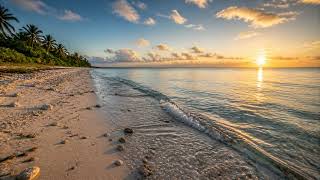 Tropical Coral Atoll at Dawn • Gentle Waves & Soft Coastal Ambience screenshot 4