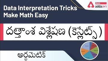 Data Interpretation Tricks In Telugu | Maths Tricks For AP SI And Constable | APPSC | TSPSC | SBI