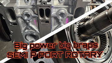 Easy 500hp Rotary - Semi P Port Half Bridge 13b setup - Saving unique rotary engines one at a time