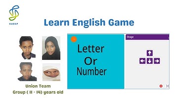 Learn English Game, Using PictoBlox