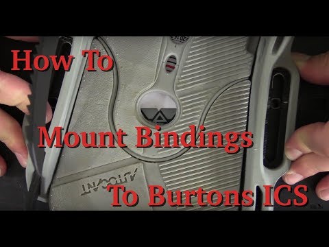 Beginner Tip: Mounting EST and Non-EST Snowboard Bindings To Burtons ICS  (Channel) System - YouTube
