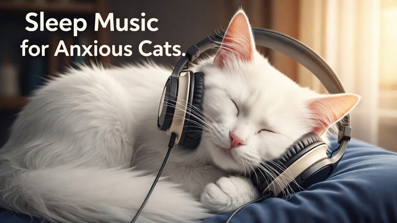 🔴LIVE Music to Relax Cats - Cat Purring Therapy, Anxiety Relief, Deep Sleep Music