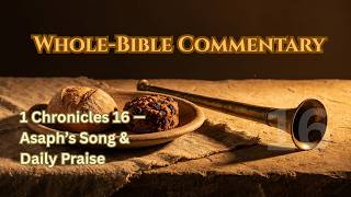 1 Chronicles 16 Chapter Study:  Song at the Tent