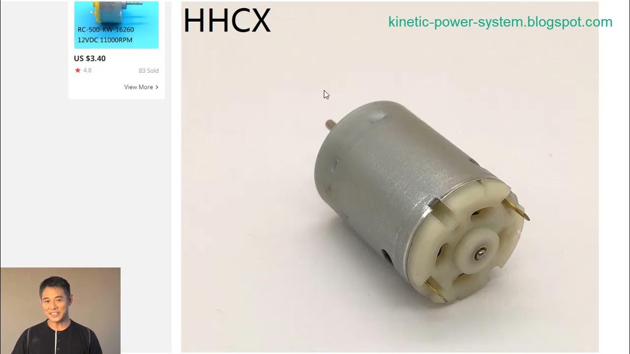 Small Brushless DC induction Motor RS 380 DC induction Motor Review