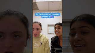 for the first time in forever reprise #frozen #disney #cover #duet #singing #trending #viral