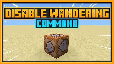 🟨 HOW TO DISABLE WANDERING TRADER SPAWNING COMMAND - Minecraft Bedrock & Java