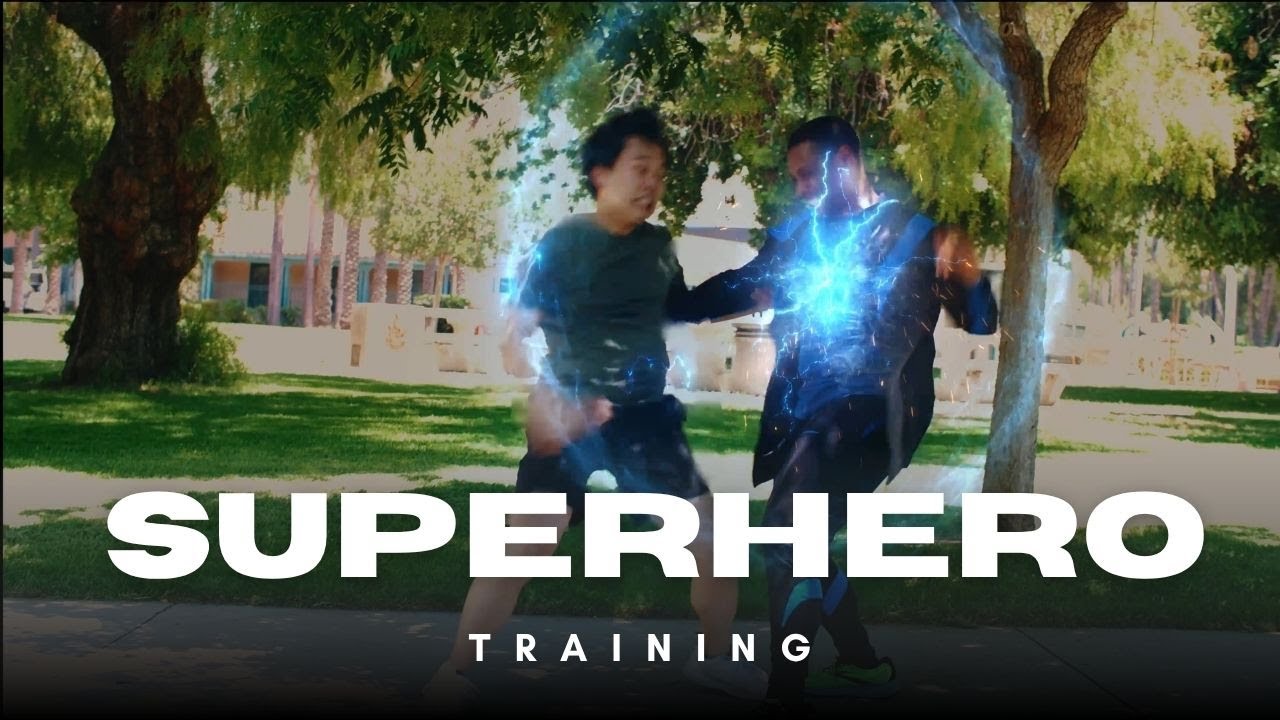 Superhero Fight Scene Training | Cinematic Combat Practice | Action Short Film Style