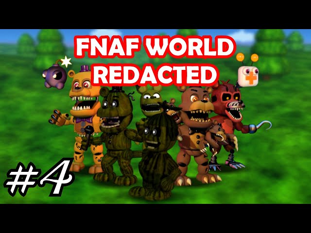 FNaF World Redacted Free Download - FNAF GAMES