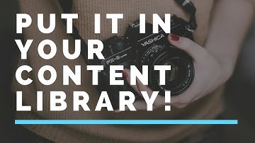 Uploading To the Content Library Part 1